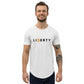 Liberty Light Men's Curved Hem T-Shirt