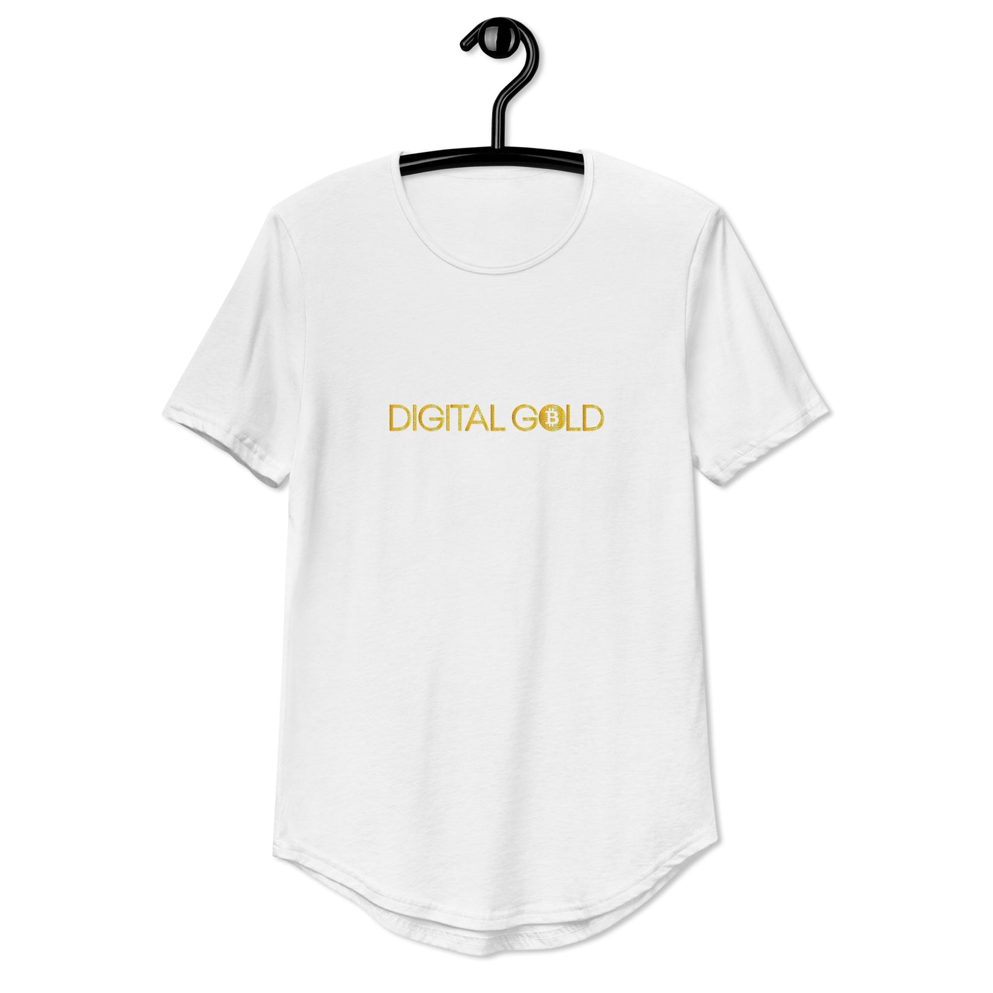 Digital Gold Men's Curved Hem T-Shirt