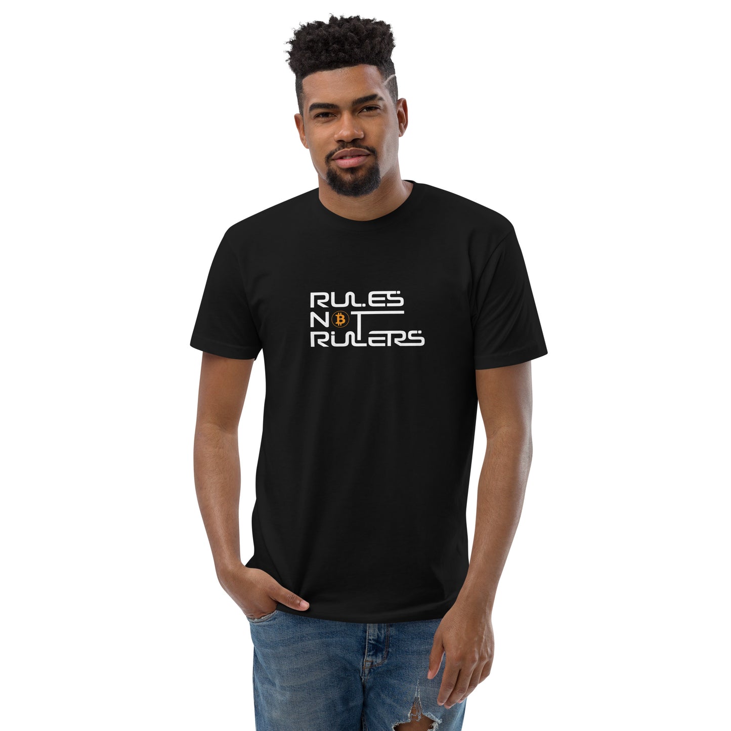 Rules Not Rulers Short Sleeve Fitted T-shirt