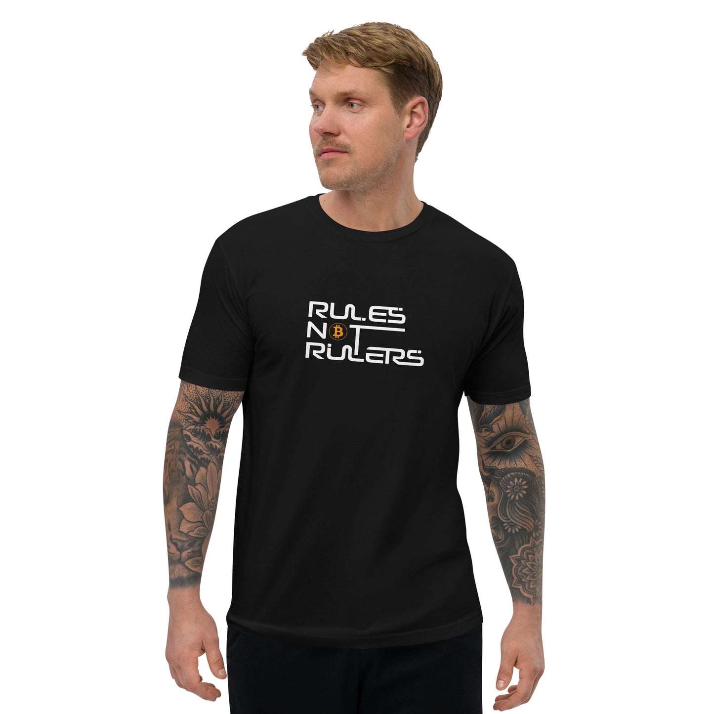 Rules Not Rulers Short Sleeve Fitted T-shirt