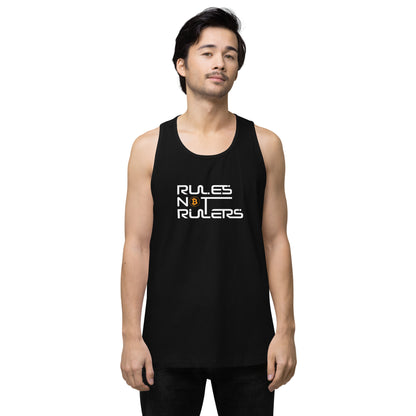 Rules Not Rulers Men’s premium tank top