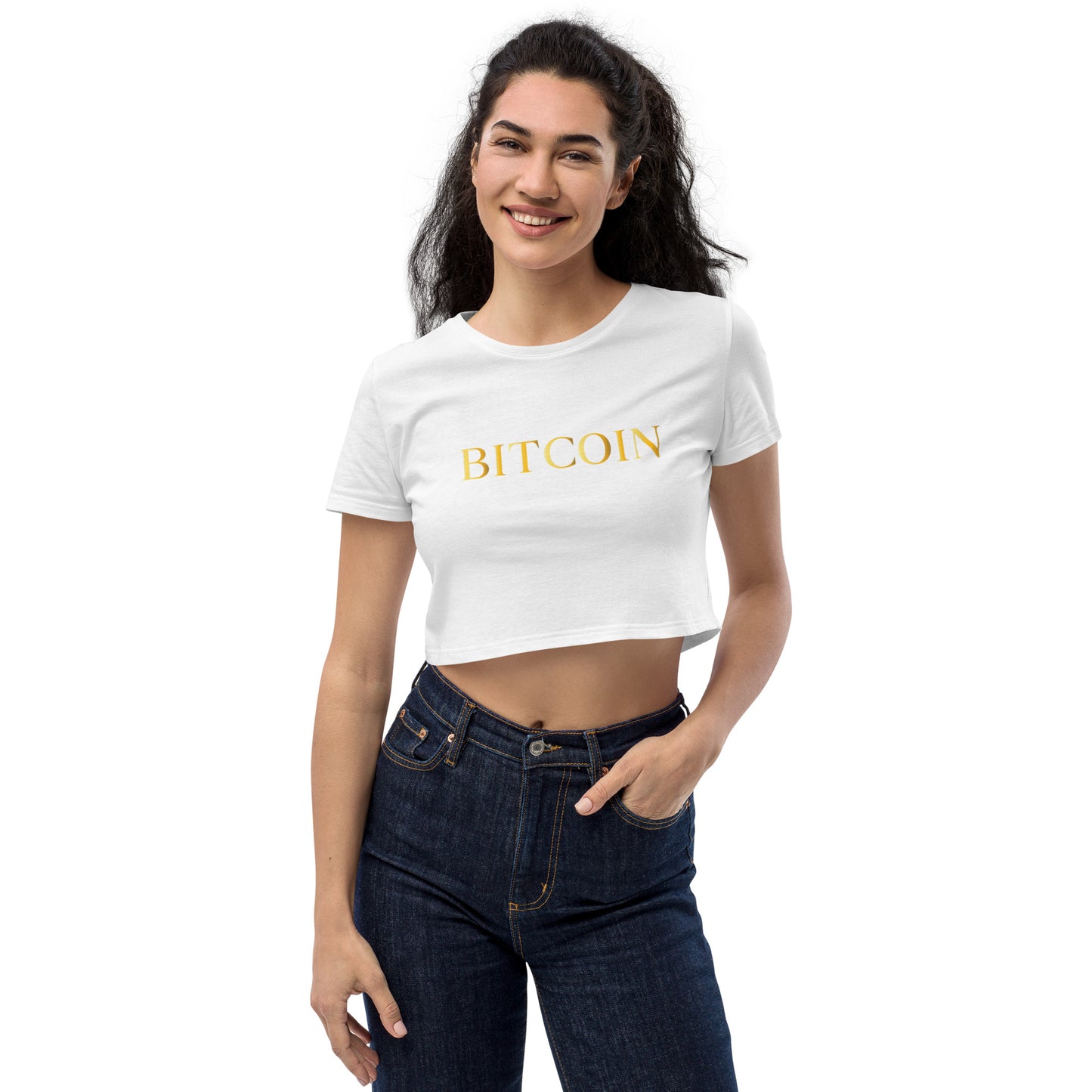 Modern Bitcoin Organic Crop Top