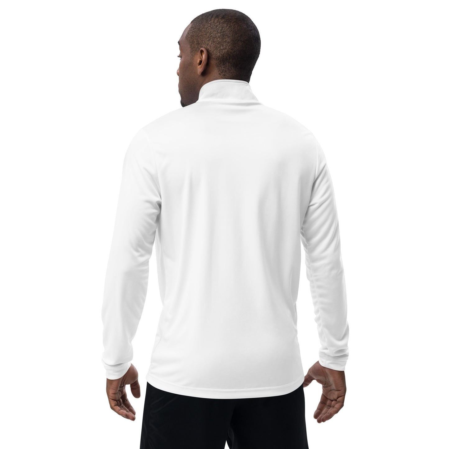 Hope White Quarter zip pullover