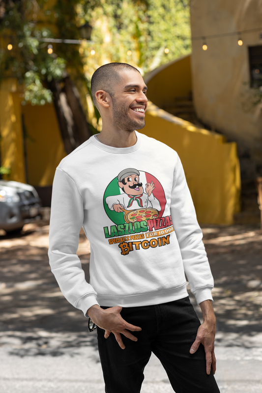 Bitcoin Pizza Day Crewneck Sweatshirt