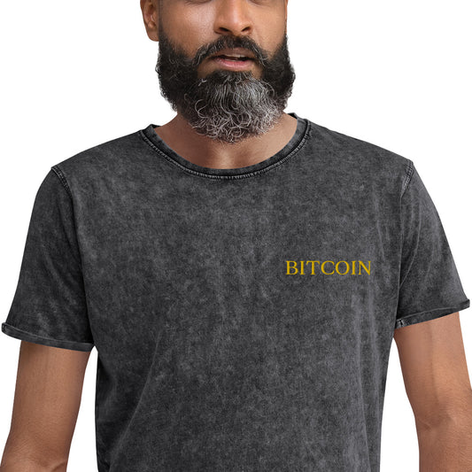 Bitcoin Modern Denim T-Shirt