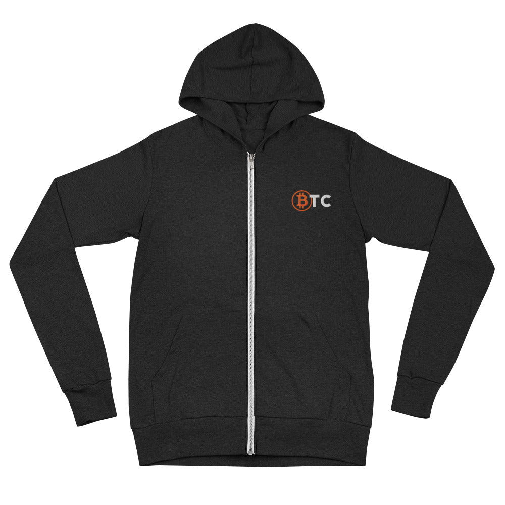 BTC Classics Unisex zip hoodie