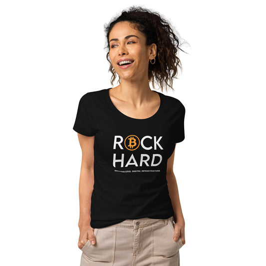 Rock Hard Women’s basic organic t-shirt
